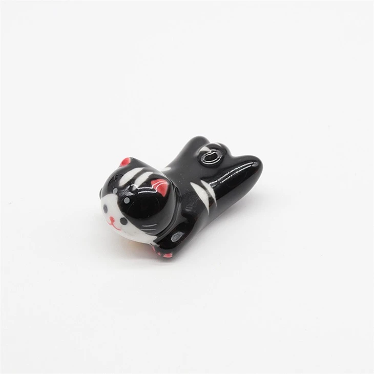 Estick Creative Chopstick Holder Floret Dog Cartoon Ceramic Crafts Ornaments Custom Ceramic Chopstick Holder