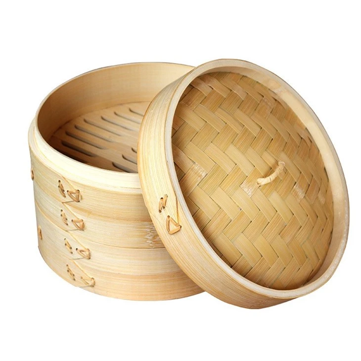 Estick Natural Organic Bamboo Steamer Basket